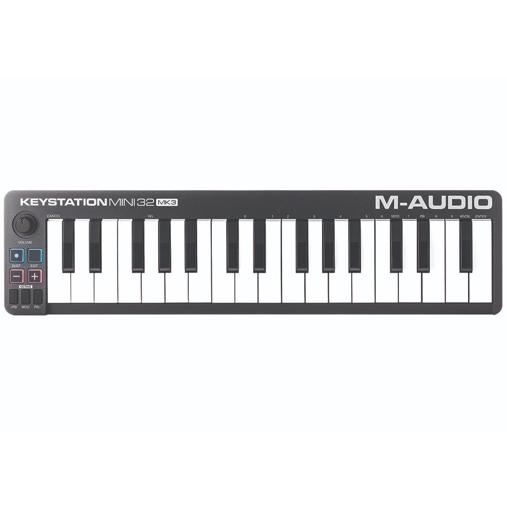M-Audio Keystation Mini 32 MK3 32-Key Ultra Portable Mini USB MIDI Keyboard Controller - Image 1