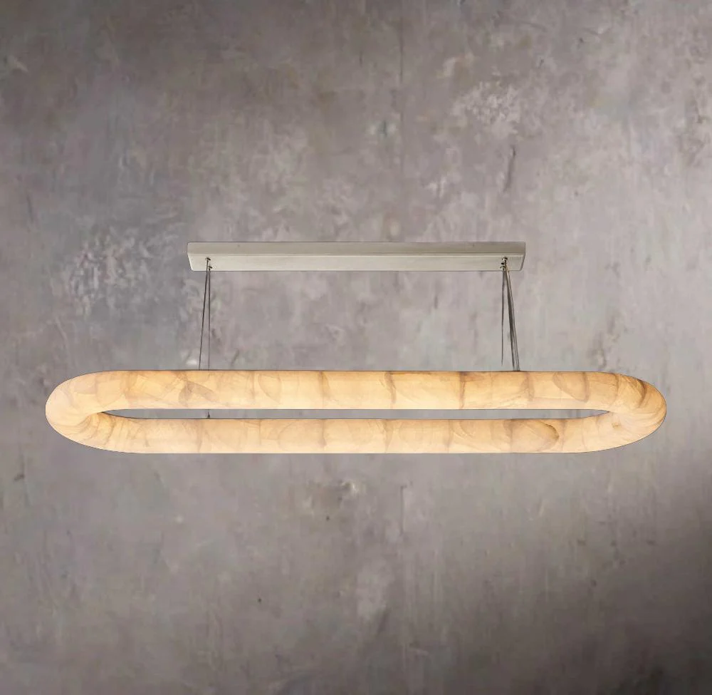 Rivages Smooth Oval Chandelier 74" - Image 2