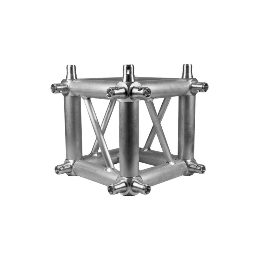 Event Lighting 290mm Box Truss Corner (3-Way) Silver T3BC - Image 1