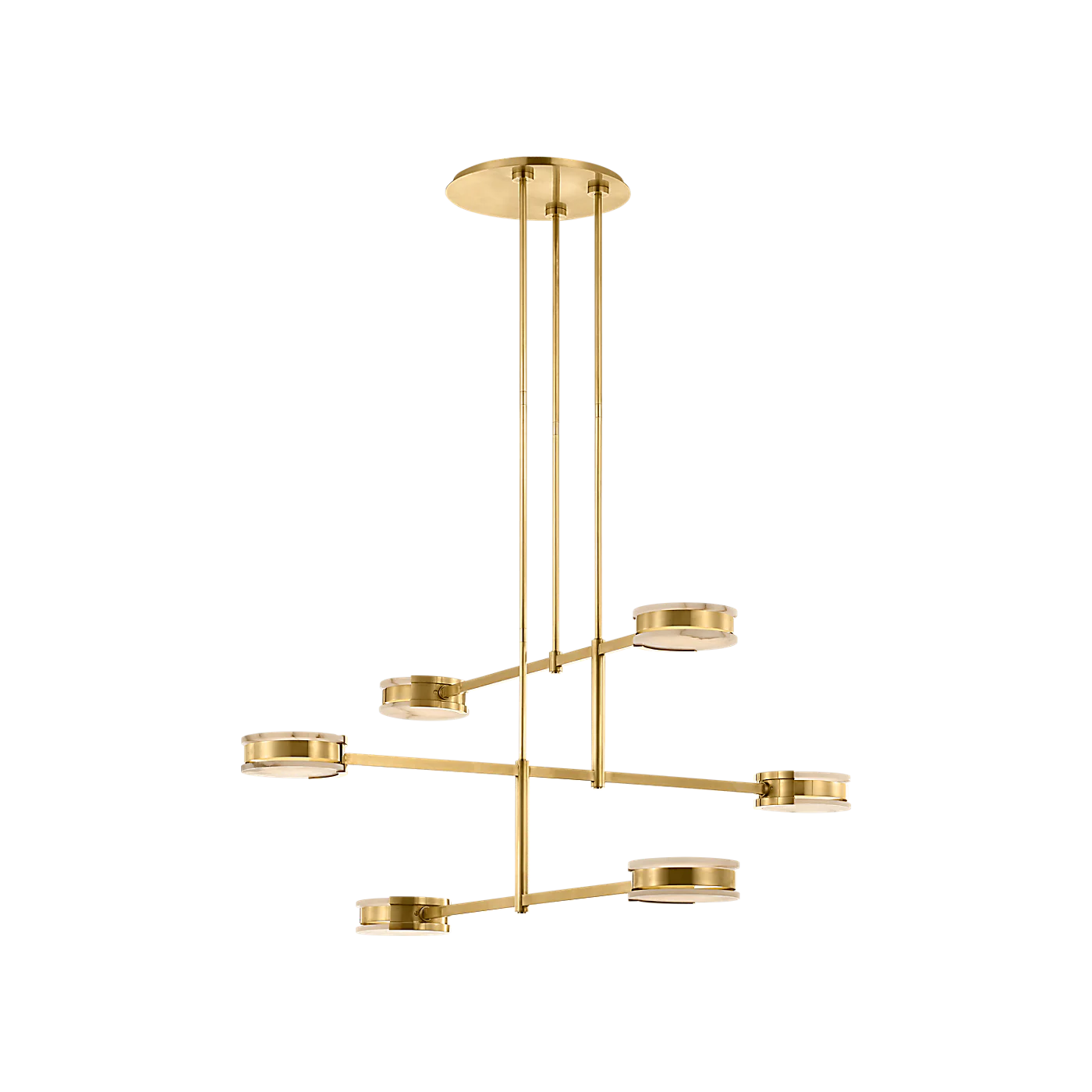 Melange 54" Multi-Positional Chandelier - Image 1