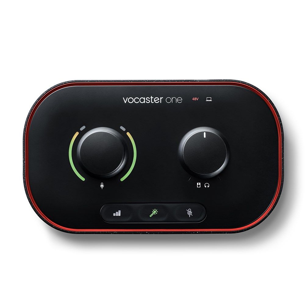Focusrite Vocaster One 1-in/2-out Podcast Interface w/ Auto Gain - Image 1