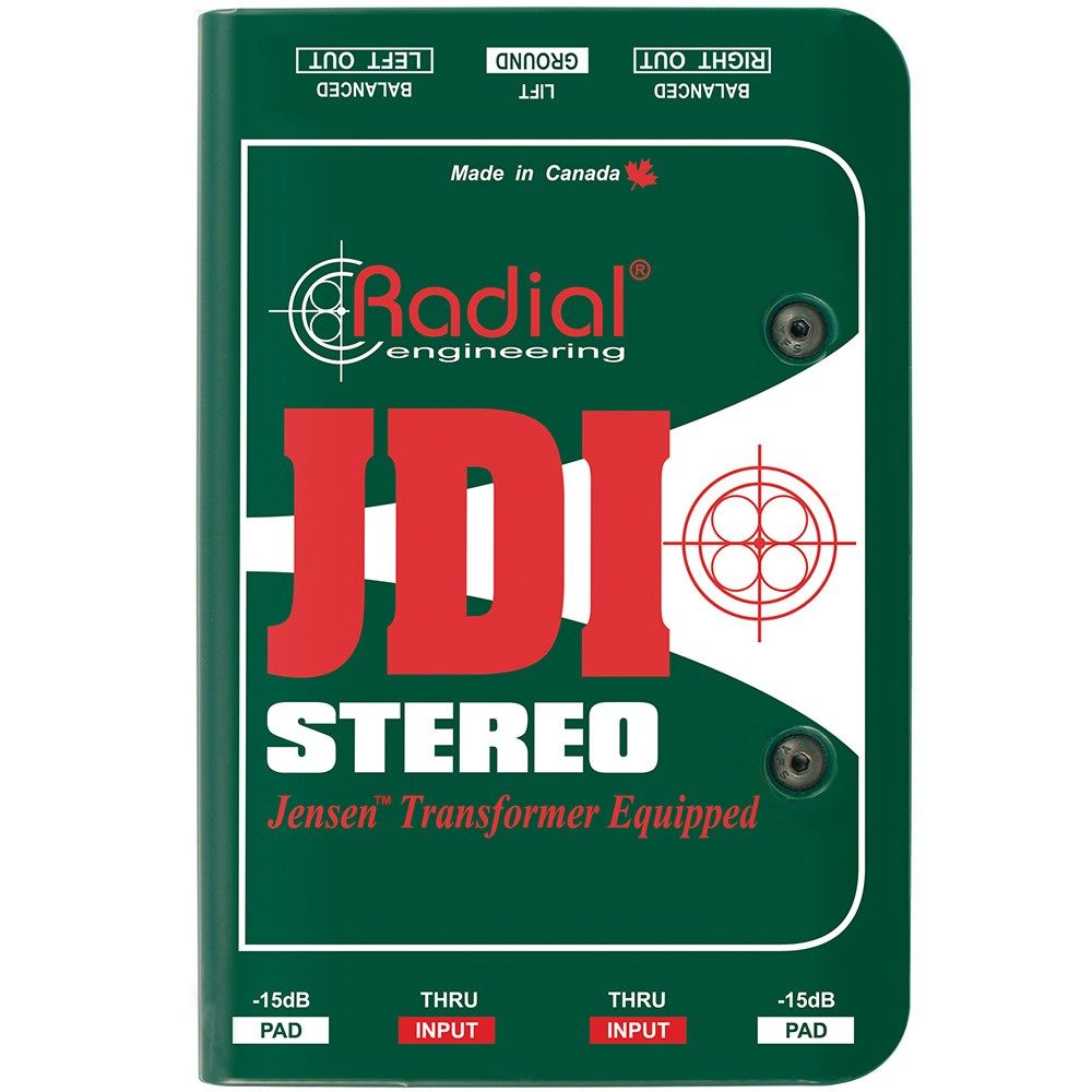 Radial JDI Stereo Passive Direct Box w/ Jensen JT-DB-EPC Transformers - Image 1