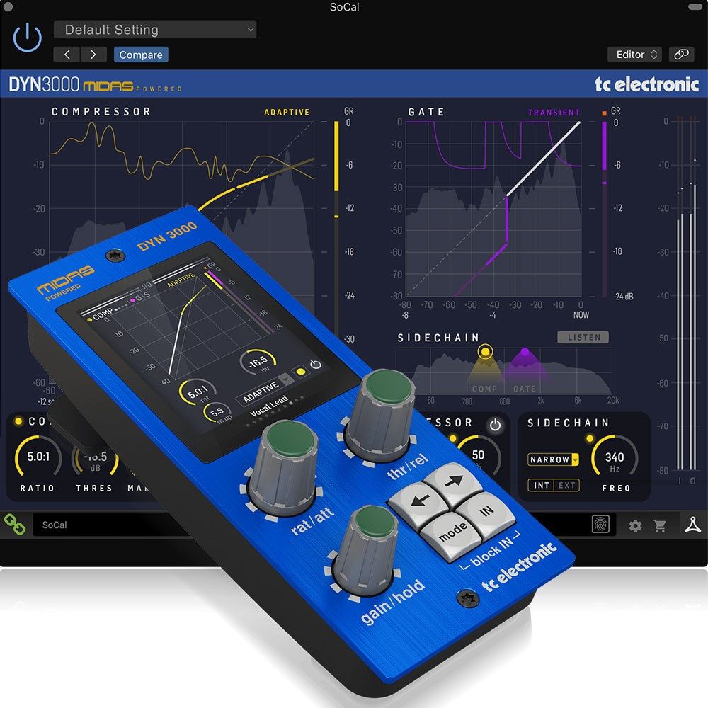 TC Electronic DYN 3000 Midas-Powered Dynamics Plug-In w/ Desktop Interface - Image 1