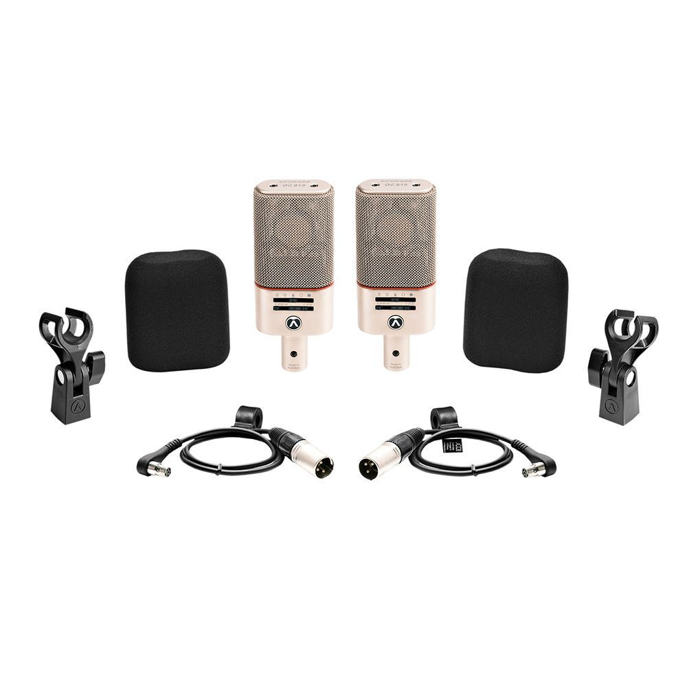 Austrian Audio OC818 Dual Set Go Matched Pair of Mics w/ Case & Accessories (Silver) - Image 1