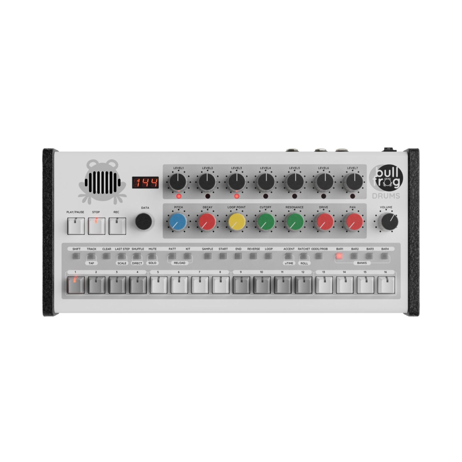Erica Synths 7-Voice Sampling Drum Machine w/ Built in Mic / Speaker & CV Control - Image 1