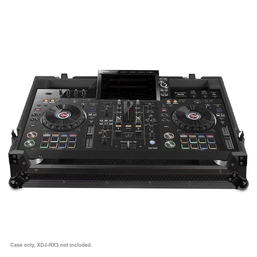 UDG Ultimate Flight Case for Pioneer XDJRX3 Plus w/ Wheels (Black) - Image 1