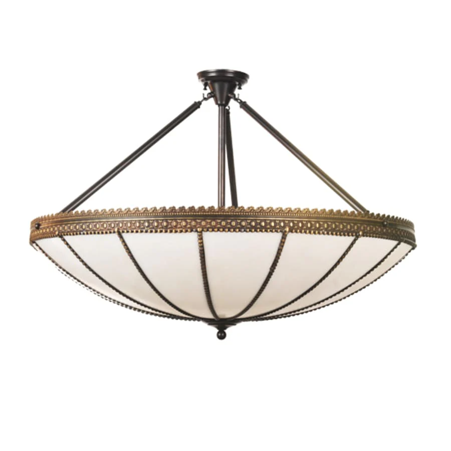 Meyda Tiffany 4 Light 37" Wide Pendant with Handmade Shade - Image 1