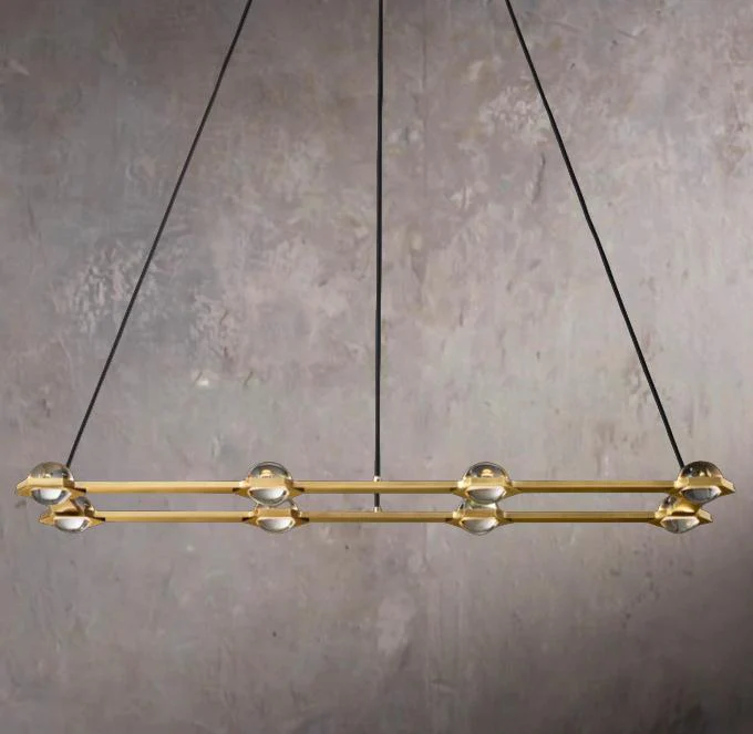 Clatant Linear Rectangular Pendant Light 54" - Image 1