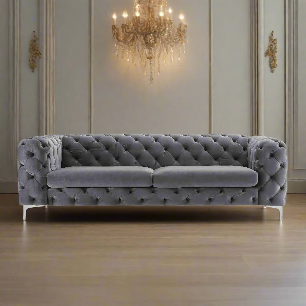 كنبة كابتونيه خشب طبيعي 80×200سم - TEM73 - Image 1