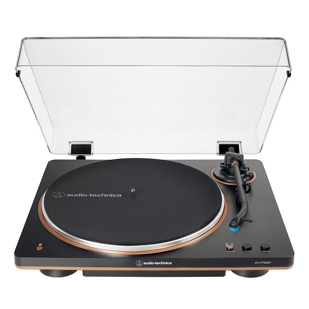 Audio Technica LP70X BT Fully Automatic Turntable w/ Bluetooth (Black/Bronze) - Image 1