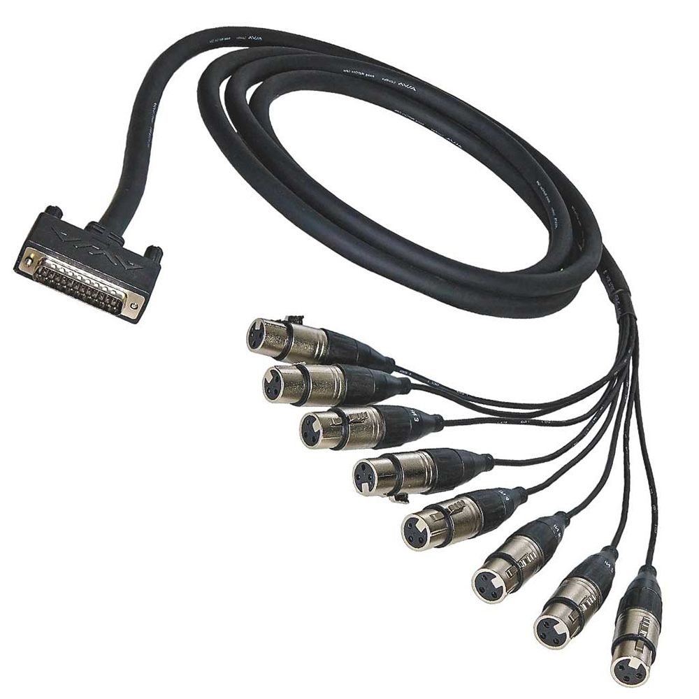 Alva DB25 8 x XLRF Cable Pro Series (10m) - Image 1