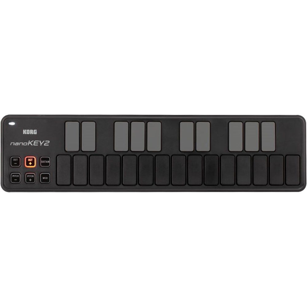 Korg nanoKEY2 (BLACK) 2nd Gen Portable MIDI Keys - Image 1