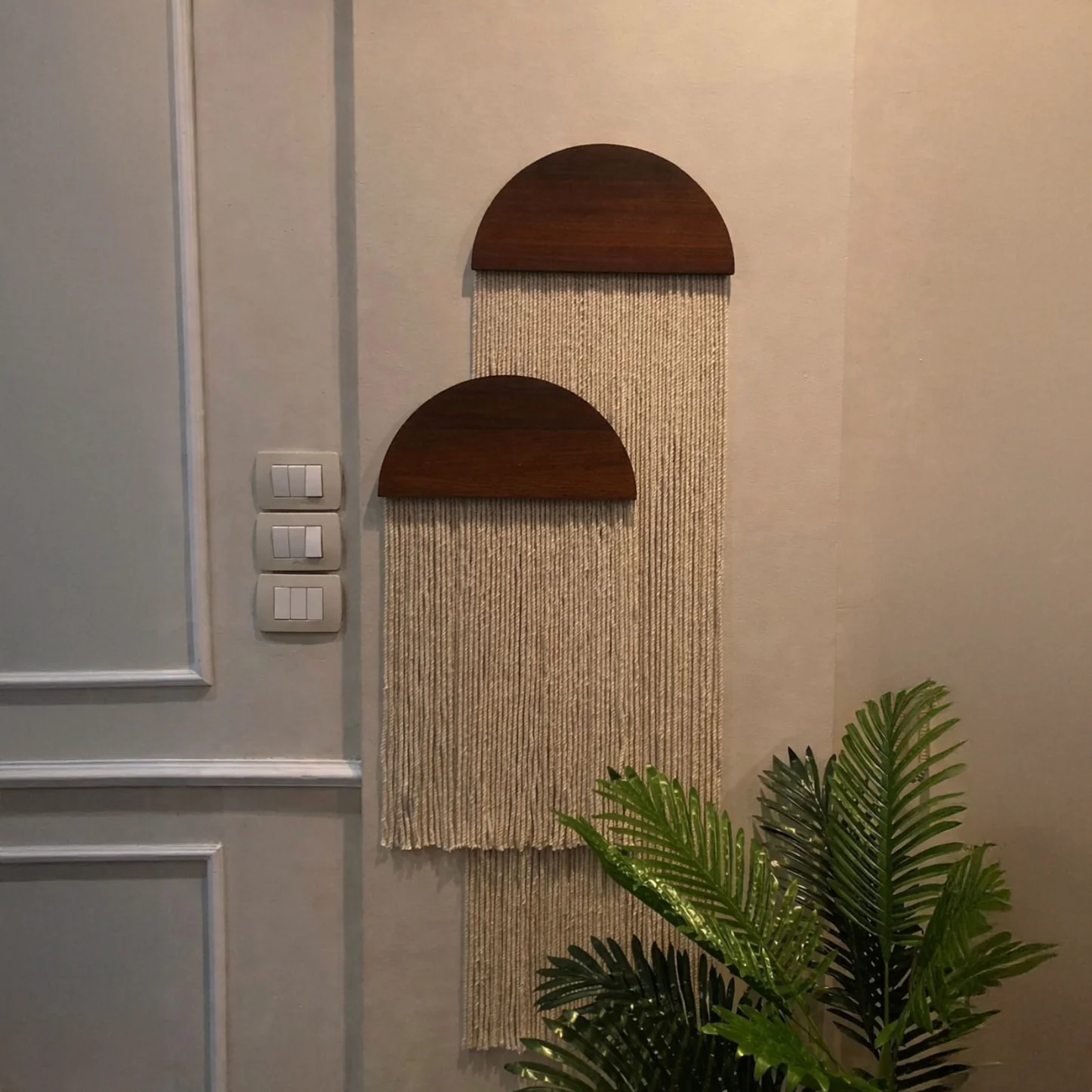 ديكور حائط مكرمية 100×40سم - BIRD74 - Image 1