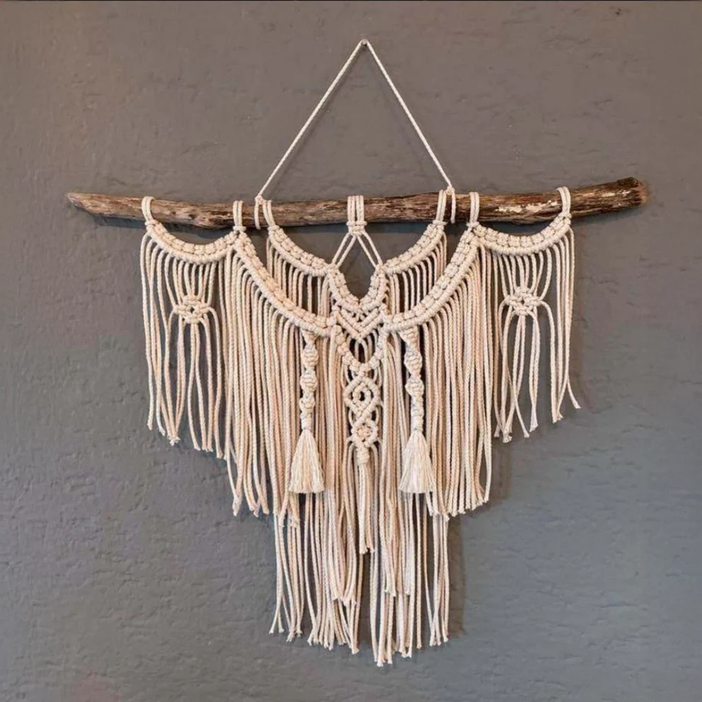 ديكور حائط مكرمية 80×80سم - BIRD75 - Image 1