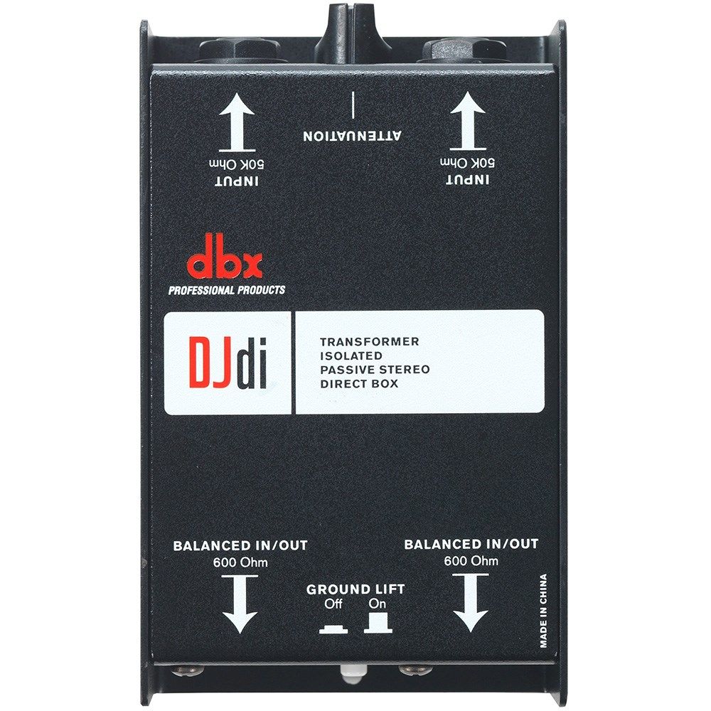 DBX DJDI 2-Channel Passive Direct Box - Image 1