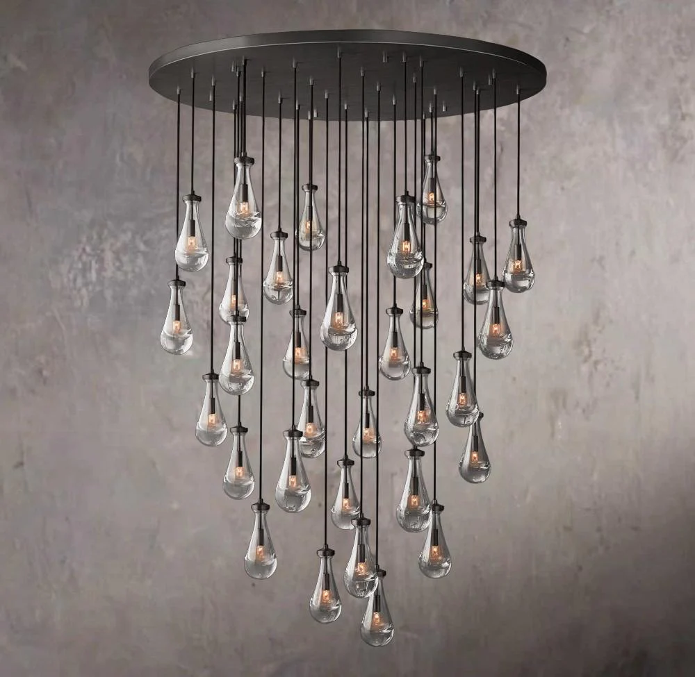 Rainfall Circular Chandelier 60" - Image 3