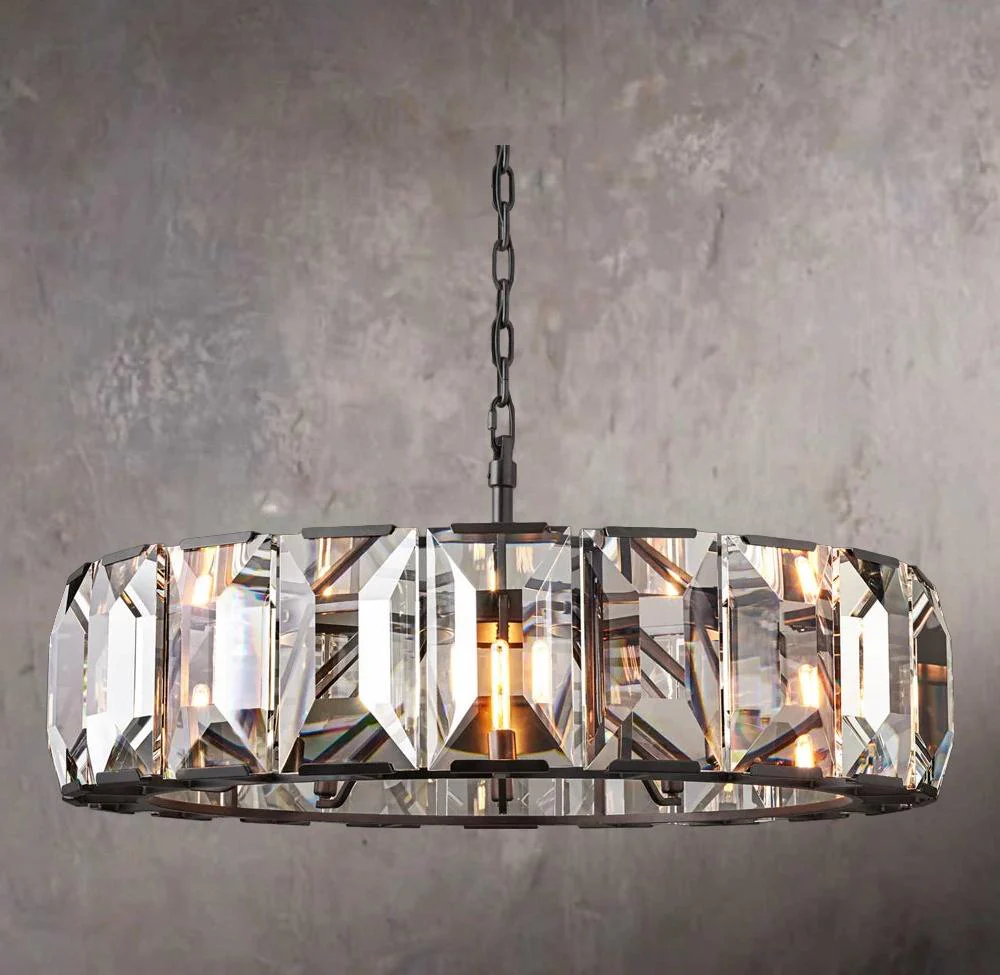 Harlows Crystal Round Chandelier 43" - Image 3
