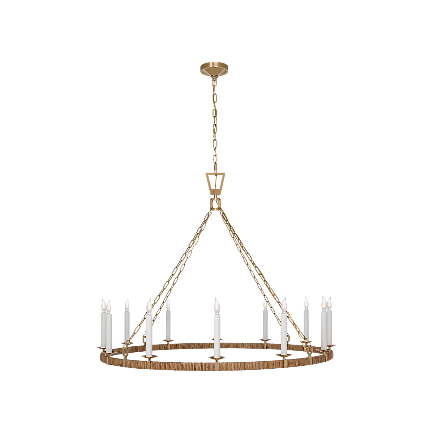 Darlana XL Wrapped Ring Chandelier - Image 1