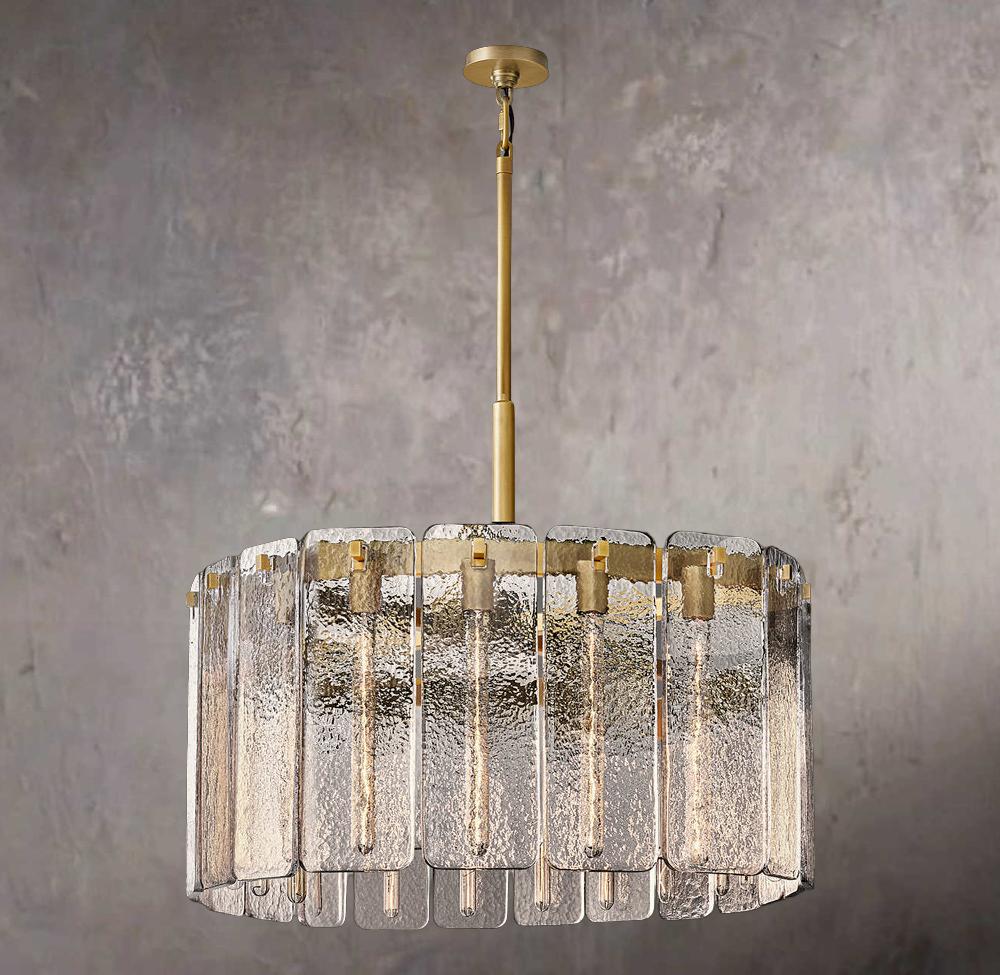 Calamette Circular Glass Ceiling Chandelier 36″