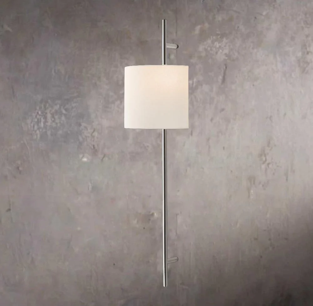 Vela Eight-Sided Bar Wall Sconce - Circular Shade - Image 2