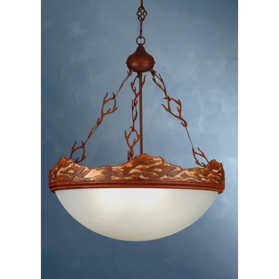 Meyda Tiffany 4 Light 25" Wide Pendant with Handmade Shade - Image 1