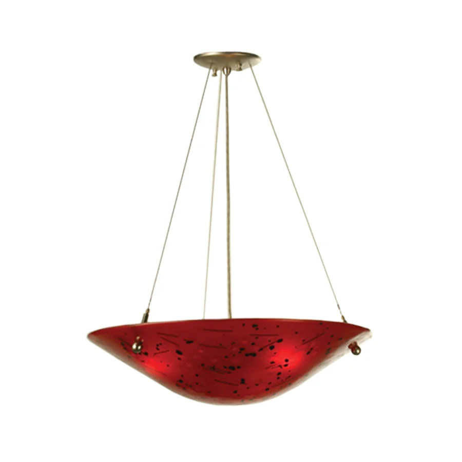 Meyda Tiffany 3 Light 21" Wide Pendant with Handmade Shade - Image 1