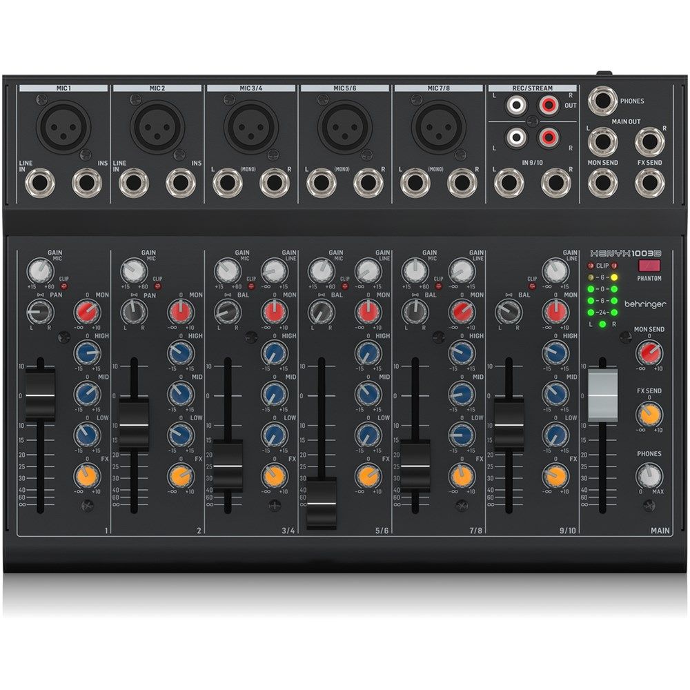 Behringer Xenyx 1003B 10-Channel Portable Mixer w/ Optional Battery Operation - Image 1