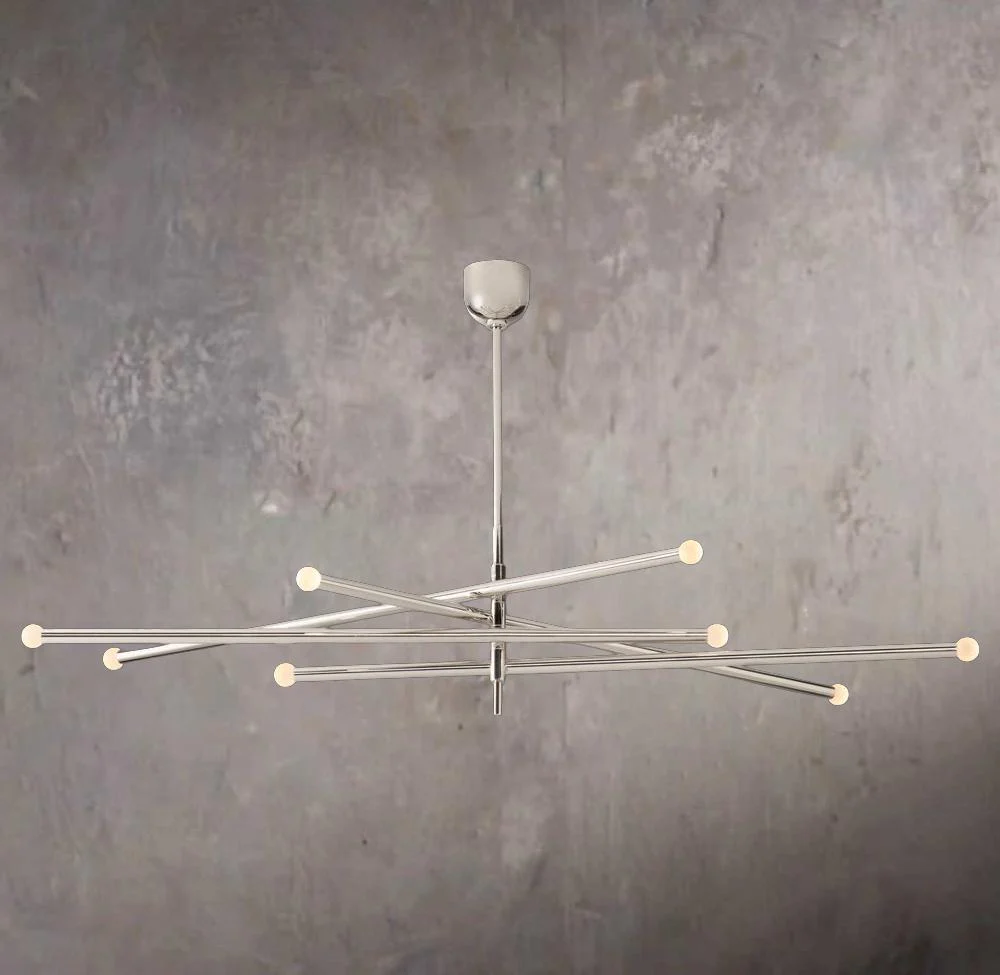 Rousselle Eight-Light Orb Mobile Chandelier - Image 2
