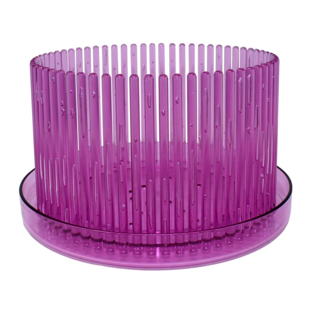 7″ Rose Quartz Big Top Carousel Orchid Pot and Saucer