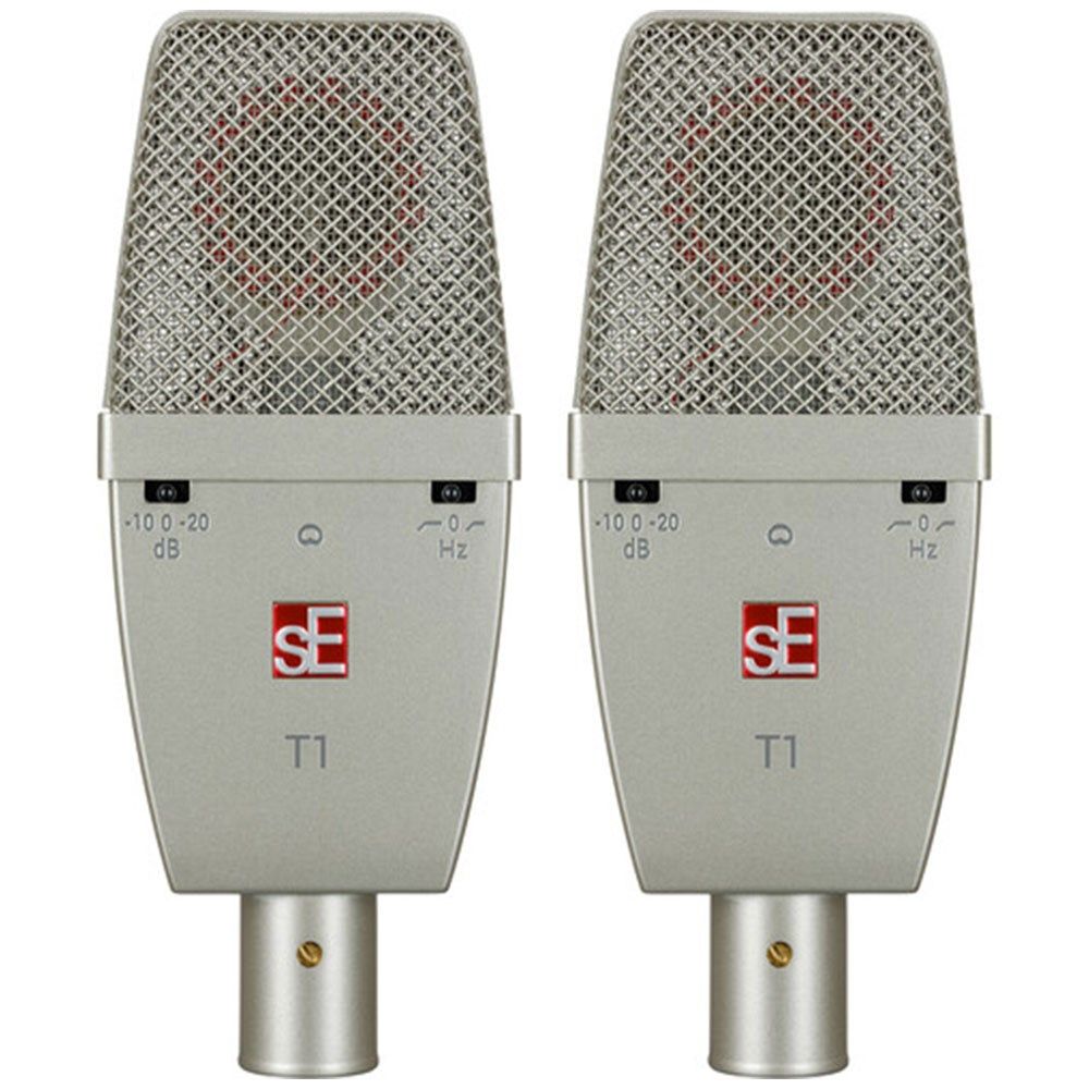 sE T1 Large Diaphragm Carioid Condenser Microphone (Matched Pair)