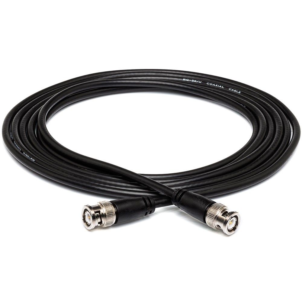 Hosa BNC-58-101 50ohm Coaxial BNC Cable (1ft)
