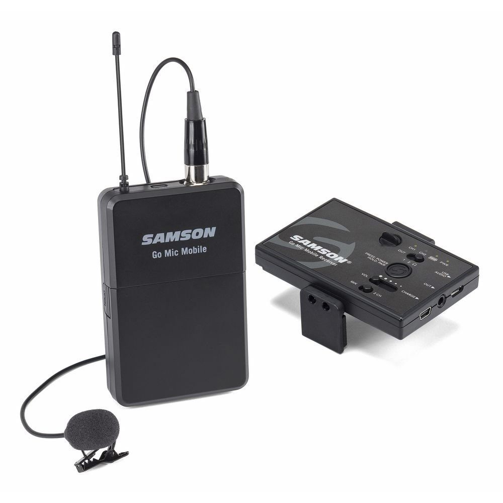 Samson Go Mic Mobile Professional Wireless Lapel Mic System for Mobile Phone