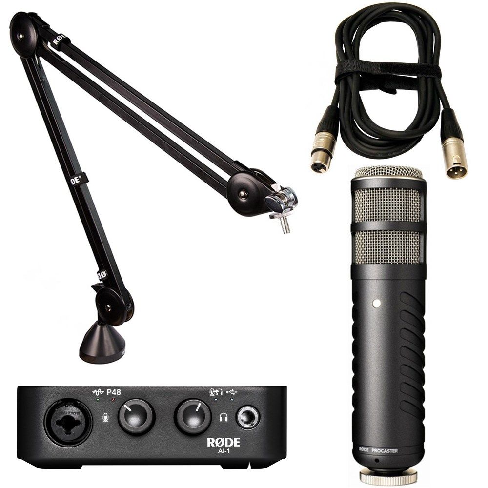 Rode Procaster Pack w/ AI1, PSA1 & XLR Cable (3m) - Image 1