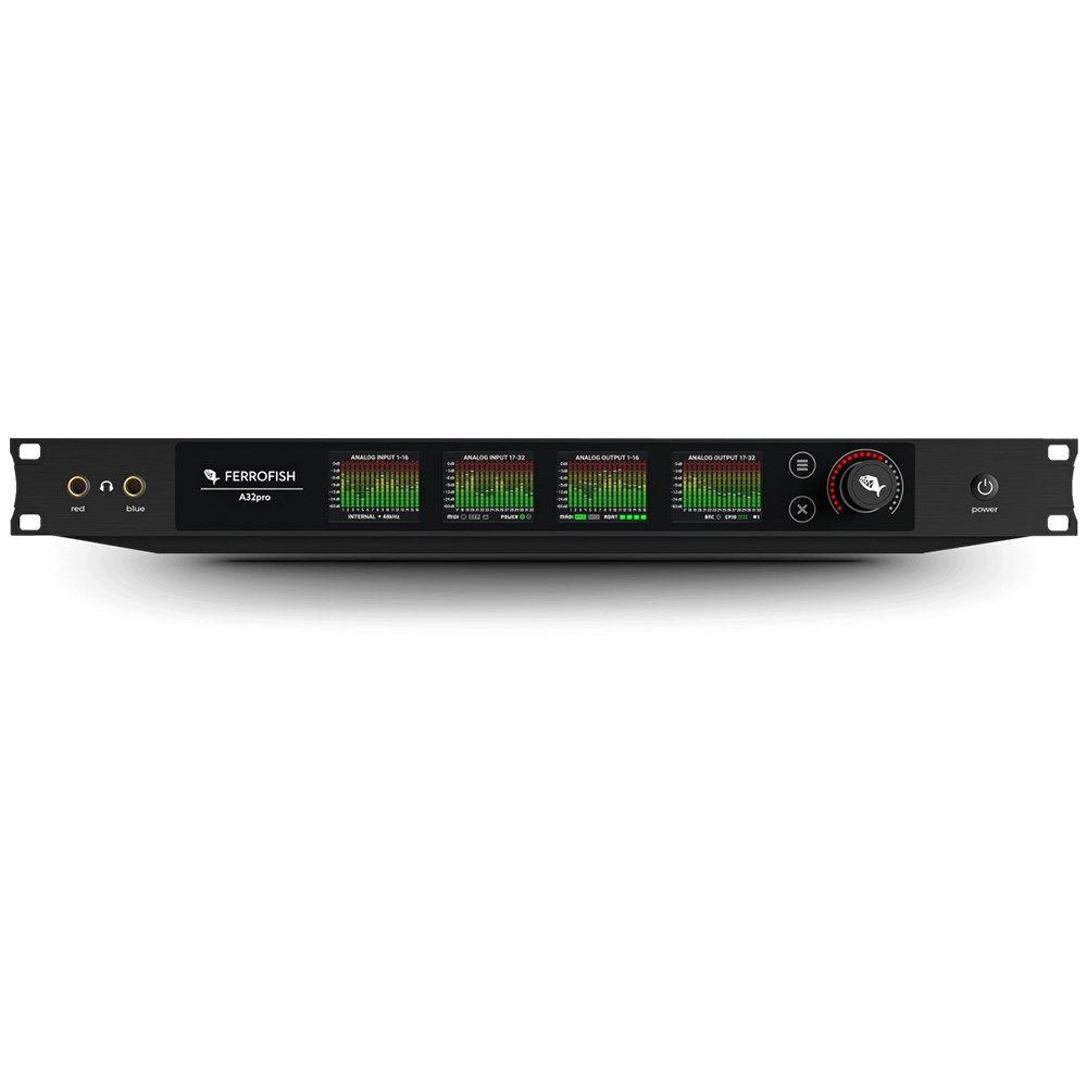 Ferrofish A32 Pro 32x32 AD/DA Converter Singlemode w/ MADI & ADAT - Image 1