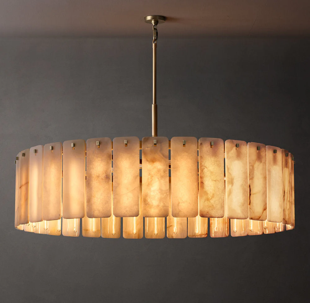Calamette Onyx Circular Chandelier 60" - Image 3
