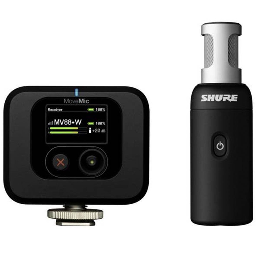 Shure MoveMic MV88+W Kit Wireless Stereo Microphone & MoveMic Receiver Kit - Image 1