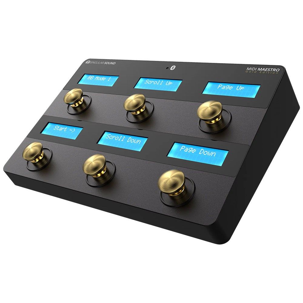 Singular Sound MIDI Maestro - Midi Foot Controller Special Edition (Gold) - Image 1