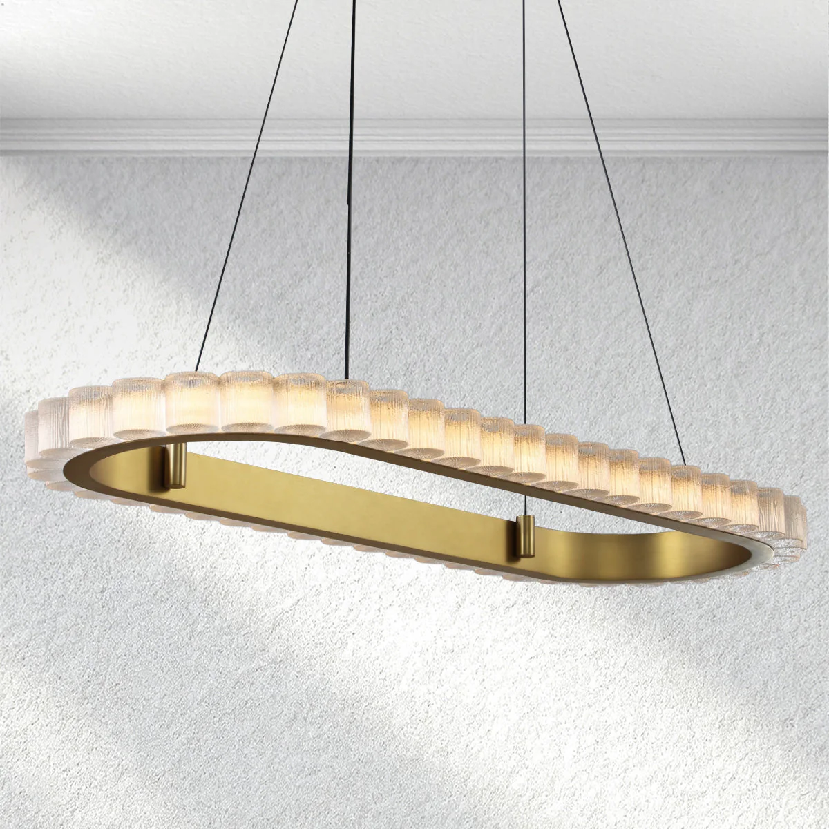 Furnio Celestia Rectangular Chandelier - Image 1