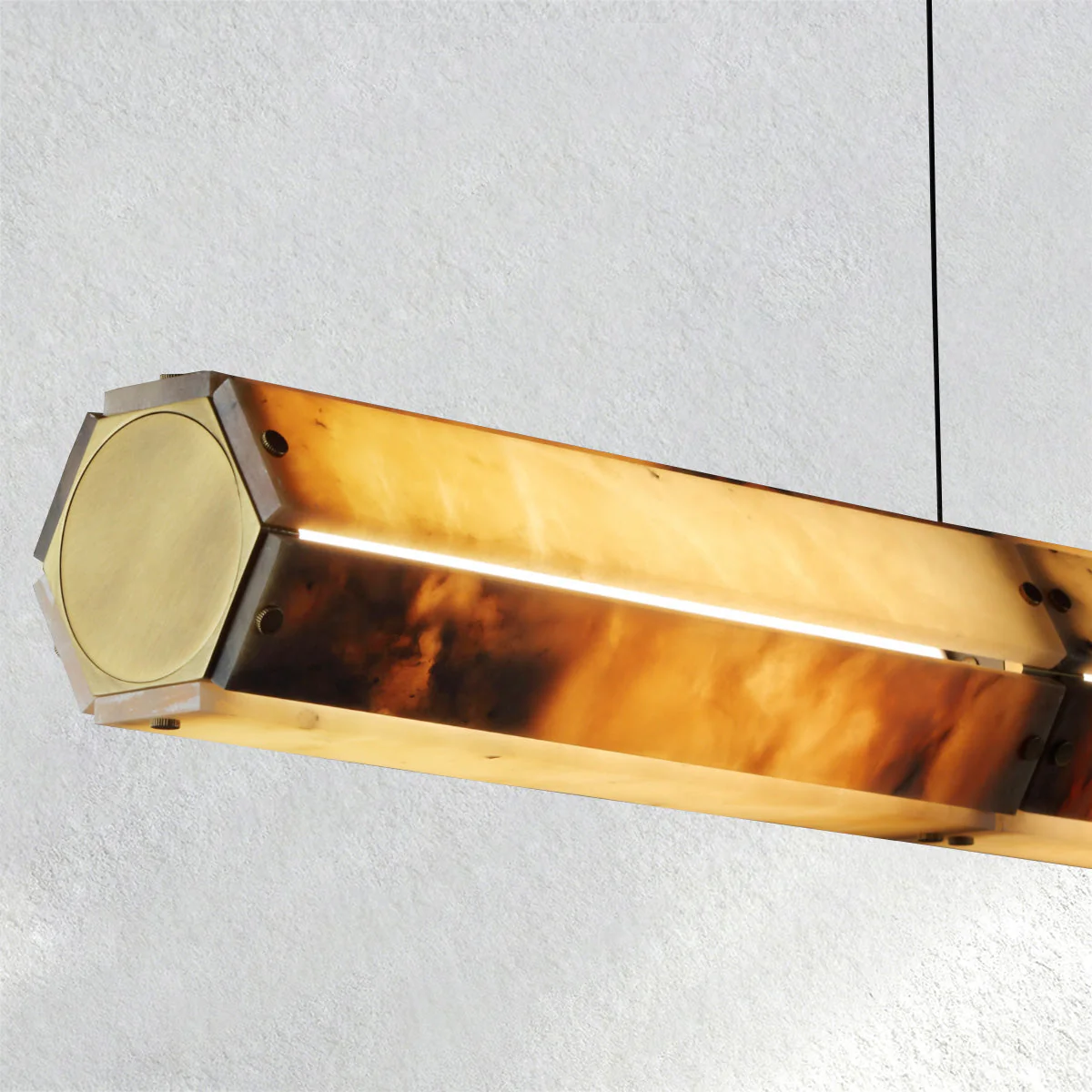 Furnio Prism Marble Chandelier - Image 3
