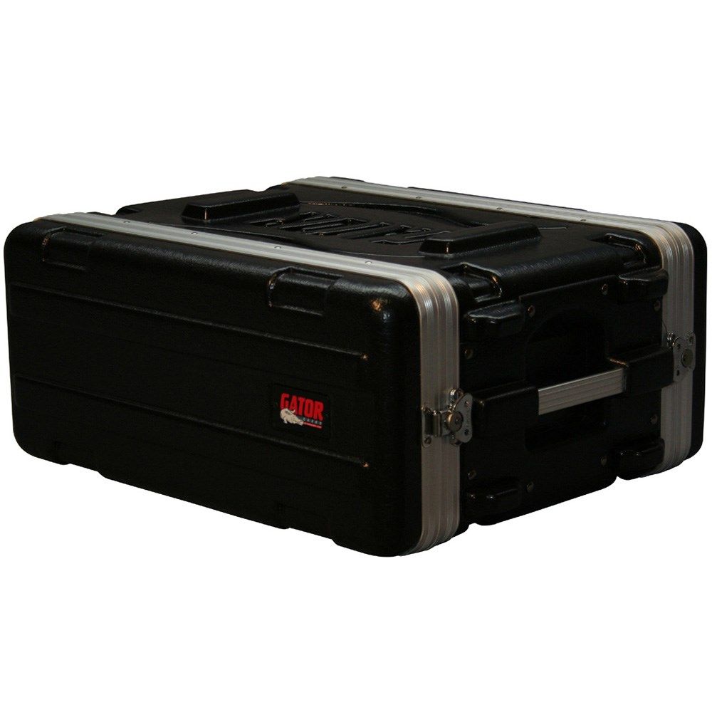 Gator GR-4S 4U Moulded PE Rack Case w/ Front & Rear Rails (Shallow) - Image 1