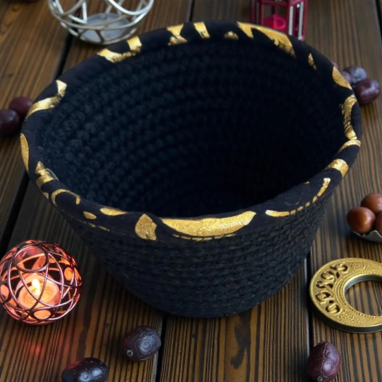 سلة ياميش رمضان 14×7سم - WVN25 - Image 1