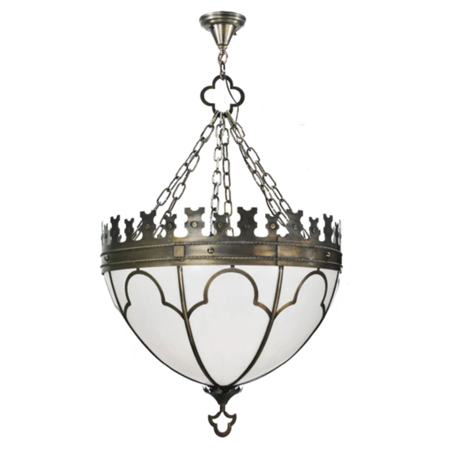 Meyda Tiffany 3 Light 26" Wide Pendant with Handmade Shade - Image 1