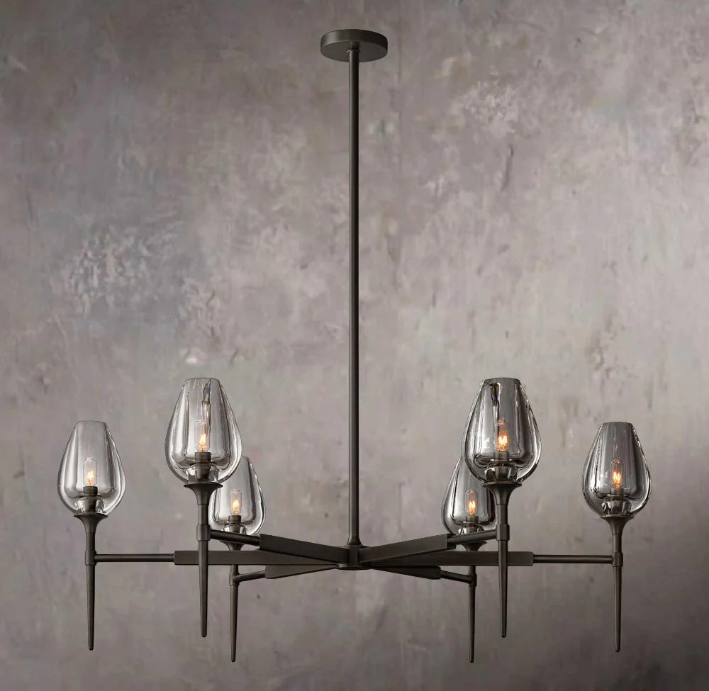 Tulips Circular Chandelier 42" - Image 3