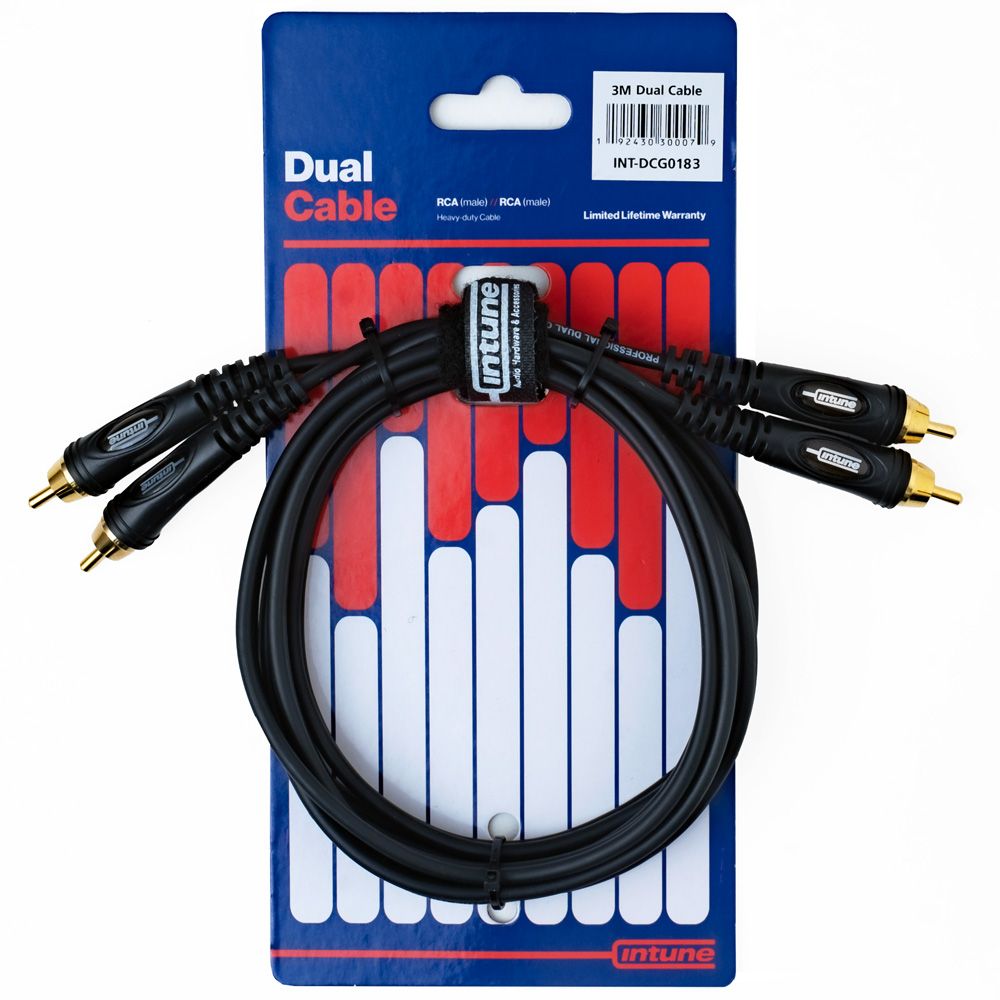 Intune Dual Cable RCA Male to Same 2m - Image 1