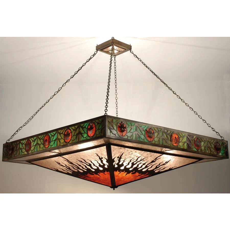 Meyda Tiffany 12 Light 21" Wide Pendant with Handmade Shade - Image 1