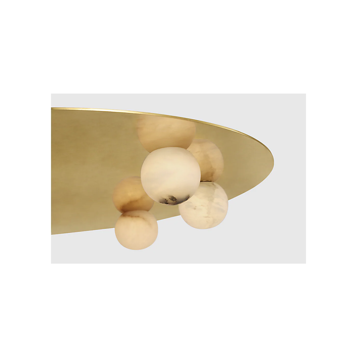 Pertica 30" Eight Light Flush Mount - Image 2