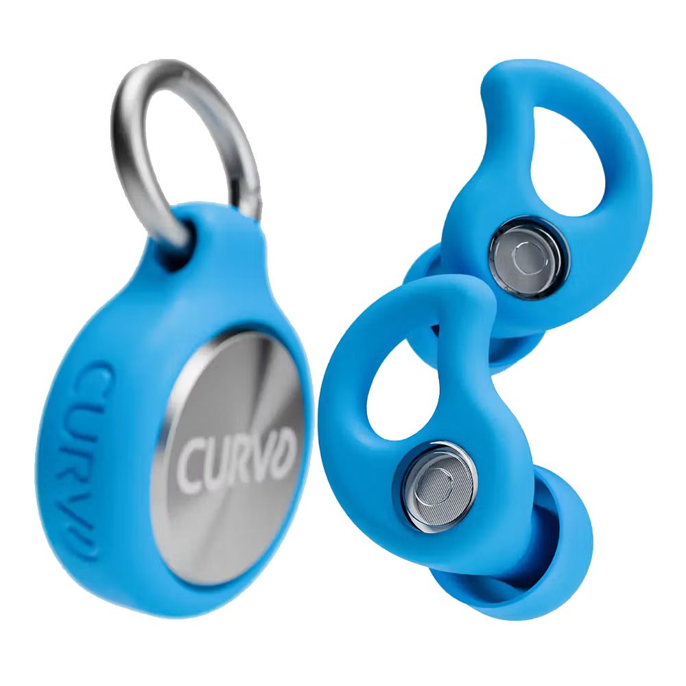 Curvd Live Filtered Earplugs For Live Music and Events (Blue) - Image 1