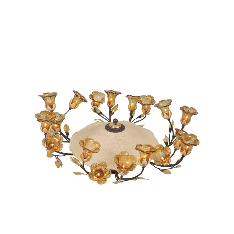 Meyda Tiffany Twenty Light Down Lighting Chandelier from the Celestial Bouquet Collection - Image 1