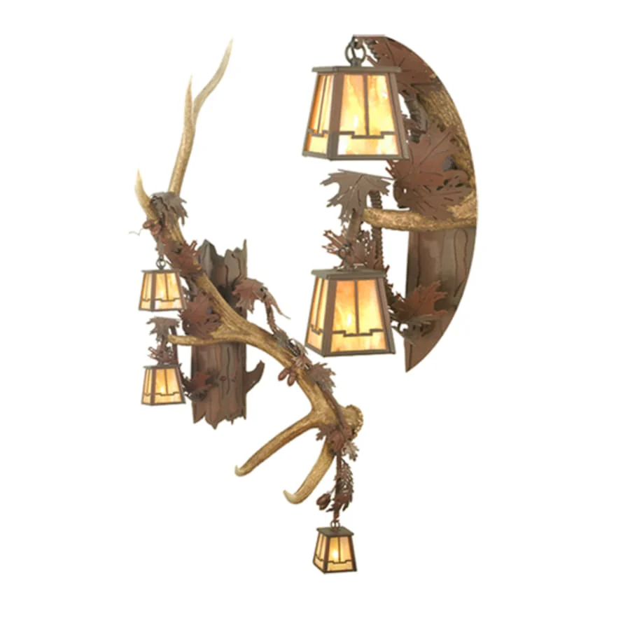 Meyda Tiffany Three Light Up / Down Lighting Right Facing Wall Sconce from the Elk collection - Image 1