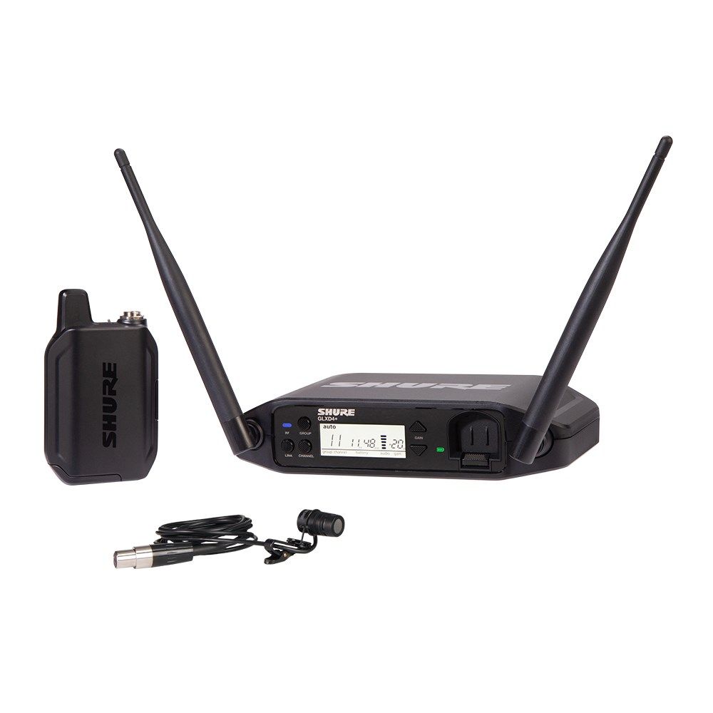 Shure GLXD14+ / 85 Digital Wireless Presenter System w/ WL185 Lavalier Microphone - Image 1